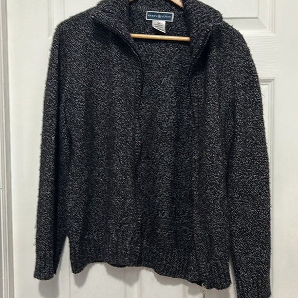 KAREN SCOTT zipped cardigan. Size M - Picture 4 of 7